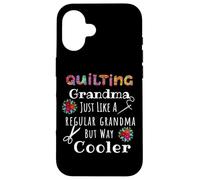 Custodia per iPhone 16 Cool Quilting Grandma for Stylish Creative Crafty Grandmas