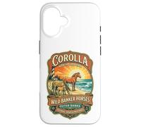 Custodia per iPhone 16 Corolla Wild Banker Horses North Carolina Outer Banks