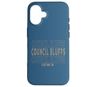 Custodia per iPhone 16 Council Bluffs d'epoca, Iowa