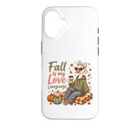 Custodia per iPhone 16 Cozy Fall Duck Autunno Stagione Amante