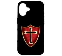 Custodia per iPhone 16 Croce Crociata Cavalieri Templari