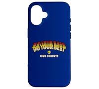 Custodia per iPhone 16 Cub Scouts Do Your Best! Retro 80's Arcade Style Scouting