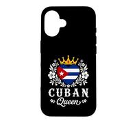 Custodia per iPhone 16 Cuban Queen Cuba Flag Proud Cuban Woman