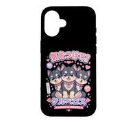 Custodia per iPhone 16 Cucciolo di mitologia greca Kawaii Cerberus