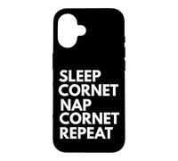 Custodia per iPhone 16 Cura del sonno per Cornet Nap Repeat Musicista divertente