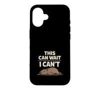 Custodia per iPhone 16 Cute Capybara Stress Relief No Stress Chill Life Rilassante