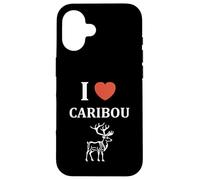 Custodia per iPhone 16 Cute Funny caribous animals little simple i love caribou