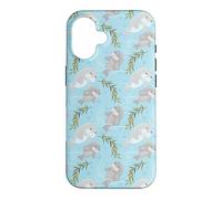 Custodia per iPhone 16 Cute Womens Girls Kids Pattern Baby Manatee Lover
