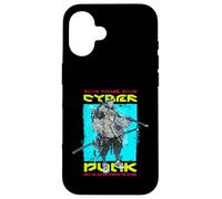 Custodia per iPhone 16 Cyberpunk CYBER PUNK Sci Fi Riscrivere Il Futuro
