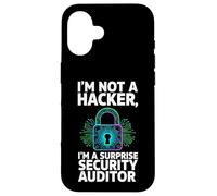 Custodia per iPhone 16 Cybersecurity Pen Tester Not A Hacker Security Auditor