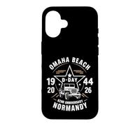 Custodia per iPhone 16 D-day 2026 82nd Anniversary Normandy D-Day Omaha Beach 1944