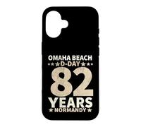Custodia per iPhone 16 D-day 2026 82nd Anniversary Normandy D-Day Omaha Beach 1944
