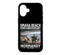 Custodia per iPhone 16 D-day 2026 82nd Anniversary Normandy D-Day Omaha Beach 1944