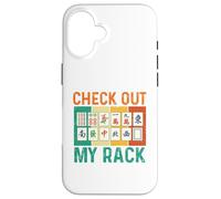 Custodia per iPhone 16 Dai un'occhiata al mio rack - Mahjong Lover Mah Jong Player