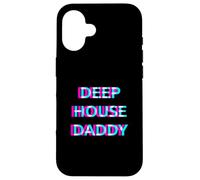 Custodia per iPhone 16 Deep House Daddy EDM Electro Music Festival Dad Father Rave