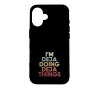 Custodia per iPhone 16 Deja Name Deja Personalized Name First Given