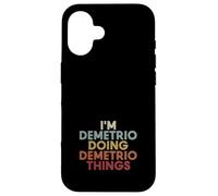 Custodia per iPhone 16 Demetrio Name Demetrio Personalized Name First Given