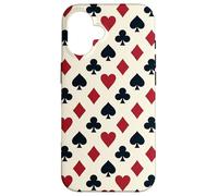 Custodia per iPhone 16 Design classico delle serate di giochi da casinò con le icone delle tute