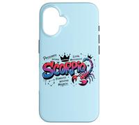 Custodia per iPhone 16 Design Colorato per Amanti dello Scorpione