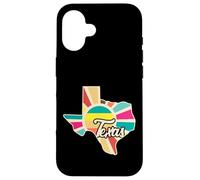 Custodia per iPhone 16 Design Colorato Retro del Texas per Amanti