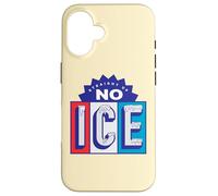 Custodia per iPhone 16 Design grafico di protesta della parodia di Straight Up No ICE Drink Order