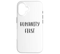 Custodia per iPhone 16 Dichiarazione di giustizia sociale per il primo sostegno dell'umanità
