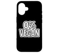 Custodia per iPhone 16% Dieta vegana carnivoro Keto Paleo chetogenica Low Zero Carb