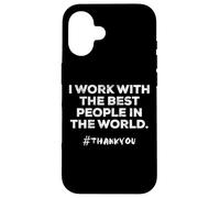 Custodia per iPhone 16 Dipendente Apprezzamento Leader Boss CEO Vintage Distressed
