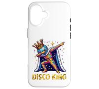 Custodia per iPhone 16 Disco King Costume 70s 80s Dance Parties Disco Man Dabbing