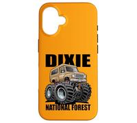 Custodia per iPhone 16 Disegno di cartone animato Dixie National Forest Utah Overlanding Truck