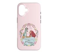 Custodia per iPhone 16 Disney Lady and the Tramp Valentine's Day Spaghetti Kiss