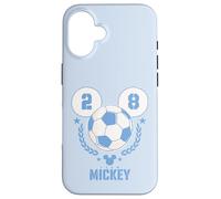 Custodia per iPhone 16 Disney Team Mickey Soccer Ball Icon #28 Sports Championship