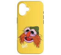 Custodia per iPhone 16 Disney The Muppets Floyd Electric Mayhem Band Big Face