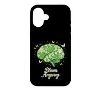Custodia per iPhone 16 Divertente Bloom Comunque Cervello Floreale Detto Sarcastico