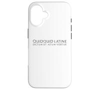Custodia per iPhone 16 Divertente classico latino proverbio - Antica citazione di Roma