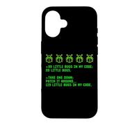 Custodia per iPhone 16 Divertente Debug Programmazione Coding Coder 99 Bug Nel Mio Codice