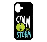Custodia per iPhone 16 Divertente gioco di parole BINGO Calma B4 la tempesta