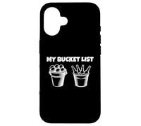 Custodia per iPhone 16 Divertente Golf Beer My Bucket List