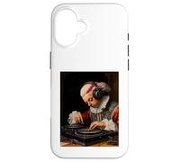 Custodia per iPhone 16 DJ Mozart - Classical Music Meets Turntable | Funny DJ Music