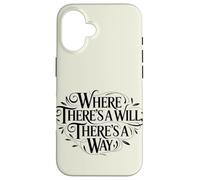 Custodia per iPhone 16 Dove c'è una volontà, c'è un proverbio che dà potere