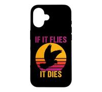 Custodia per iPhone 16 Dove Hunting Trip Hunters retrò vintage Se vola si muore