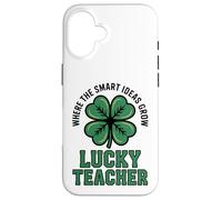 Custodia per iPhone 16 Dove le idee intelligenti crescono fortunato insegnante