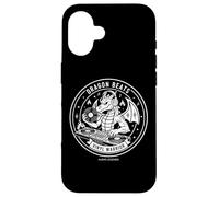 Custodia per iPhone 16 Dragon Beats Vinyl Warrior DJ Produttore musicale Gym Graphic