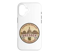 Custodia per iPhone 16 Dresda Florenz An Der Elbe Distintivo Architettura Tedesca