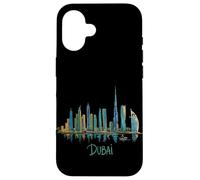 Custodia per iPhone 16 Dubai Emirates Emirati Arabi Uniti souvenir di viaggio città punto di riferimento regalo