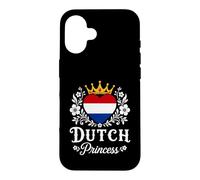 Custodia per iPhone 16 Dutch Princess Netherlands Flag Proud Dutch Girl
