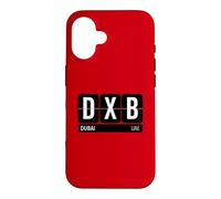 Custodia per iPhone 16 DXB Dubai Emirati Arabi Viaggi Codice Aeroporto Paese Souvenir