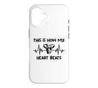 Custodia per iPhone 16 è così che batte il mio cuore capre