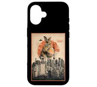 Custodia per iPhone 16 Easter Bunny Funny Japanese Kaiju Egg Hunt Joke