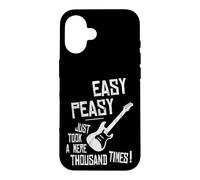 Custodia per iPhone 16 Easy-Peasy Mille volte praticare la chitarra elettrica